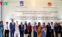 Celebra Vietnam 20 años del cumplimiento de Declaración y Plataforma de Acción de Beijing