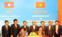 Firman Acuerdo de Comercio Fronterizo Vietnam – Laos
