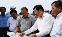 Presidente vietnamita en visita de trabajo en Khanh Hoa 