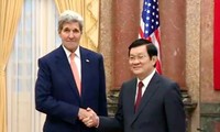 Recibe presidente de Vietnam a secretario de Estado norteamericano