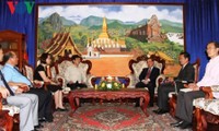 Delegación de La Voz de Vietnam en Laos
