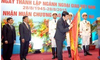 Conmemoran 70 años de historia del sector diplomático de Vietnam