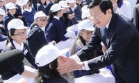 Urge el presidente vietnamita a impulsar el desarrollo de la educación nacional