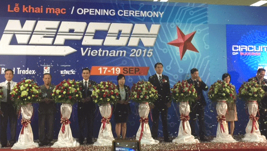 Inaugurado Nepcon Vietnam 2015- prestigiosa exposición de productos electrónicos