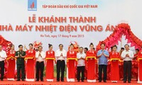Premier vietnamita asiste a inauguración de central termoeléctrica Vung Ang 1 