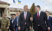 Secretario general de la OTAN visita Ucrania por primera vez 