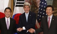 Corea del Sur, Japón y Estados Unidos determinados a solucionar problemas con Corea del Norte 