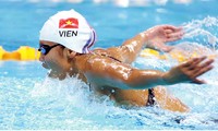 Nadadora vietnamita logra nuevo récord en los Juegos Militares Mundiales de 2015