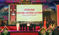 Ciudad de Lao Cai recibe el título “Héroe del Trabajo”