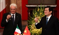 Termina visita oficial a Vietnam de presidente de Italia