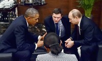 Líderes de Rusia y Estados Unidos reunidos al margen de Cumbre G20