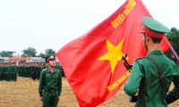 Imagen de soldados vietnamitas se expresa en canciones 