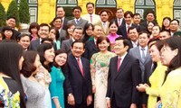 Presidente de Vietnam orienta el desarrollo rural del distrito de Cu Chi