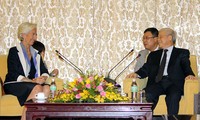 Pondera líder partidista vietnamita cooperación con Fondo Monetario Internacional