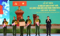 Presencia presidente vietnamita acto conmemorativo de fundación de fuerza juvenil