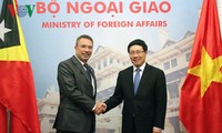 En Vietnam ministro de Asuntos exteriores y Cooperación de Timor Oriental