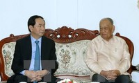 Presidente vietnamita concluye exitosamente visita a Laos