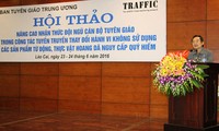 Efectúa Vietnam conferencia sobre protección de animales y plantas silvestres 