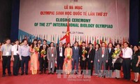 Galardonados los estudiantes vietnamitas en XXVII Olimpiada Internacional de Biología 
