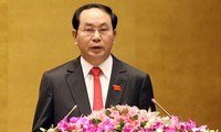 Presidente de Vietnam llama al reforzamiento de unidad nacional en nueva coyuntura