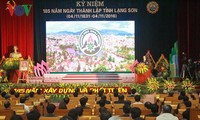 Presidente vietnamita en celebración de los 185 años de la provincia de Lang Son