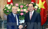 Presidente vietnamita recibe a ministro azerbaiyano de Energía