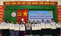 Estimulantes resultados de Ciencia y Técnica para estudiantes en Dong Thap