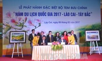 Publican colección de sellos sobre Lao Cai y región del noroeste vietnamita