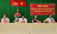 Presidenta parlamentaria vietnamita hace contactos con electores de Can Tho