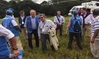 Representantes de la ONU visitan zona transitoria para guerrilla colombiana 