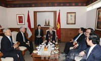 Líder político de Vietnam se reúne con el presidente de la Cámara Baja indonesia