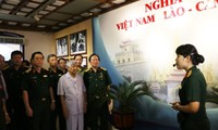 Inauguran la exposición sobre la amistad y la solidaridad combativa Vietnam-Laos-Camboya