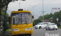Autobuses lanzadera facilitan el trabajo de los participantes en la Cumbre del APEC 2017