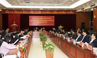 Wakil Ketua MN Vietnam, Tong Thi Phong melakukan termu kerja di provinsi Cao Bang