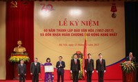 Periódico Van Hoa conmemora los 60 años de su fundación