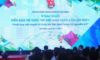 Unos 200 delegados a primer Foro de Intelectuales Jóvenes Vietnamitas