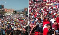 Seguidores y opositores del presidente Nicolás Maduro marchan en varias ciudades de Venezuela