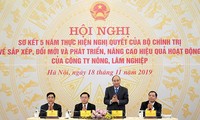 Revisan la reorganización de las empresas agrícolas y silvícolas vietnamitas