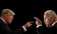 Donald Trump y Joe Biden en el primer debate preelectoral