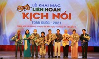 Celebran el festival Nacional de Teatro Hablado 2021 en la ciudad de Hai Phong