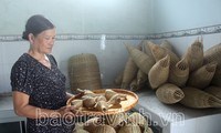 Revitalizan la tejeduría tradicional de bambú y ratán en la provincia de Tra Vinh