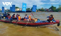 Por preservar un río Mekong verde y hermoso en Can Tho para fomentar el turismo fluvial