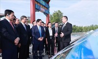 Premier vietnamita prosigue visita a China con recorrido por la nueva área de Xiongan, en Hebei