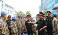 Ingenieros militares vietnamitas preparan  300 toneladas de mercancías para su misión en Abyei