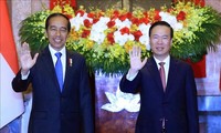 Presidente de Indonesia Joko Widodo finaliza visita de Estado a Vietnam