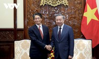 Presidente To Lam recibe a embajador de Japón en Vietnam