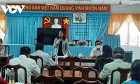 Covid-19: Vo Thi Anh Xuân en déplacement dans la province de Tiên Giang