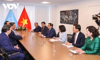 Le Premier ministre Pham Minh Chinh rencontre les dirigeants de grands groupes américains