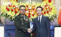 Le vice-Premier ministre et ministre cambodgien de la Défense reçu par Vo Van Thuong