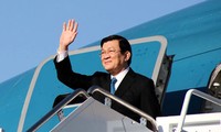 ประธานประเทศเจืองเติ๊นซางเดินทางถึงกรุงฮาวานา